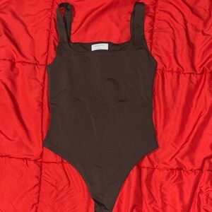 Babaton Brown Bodysuit
